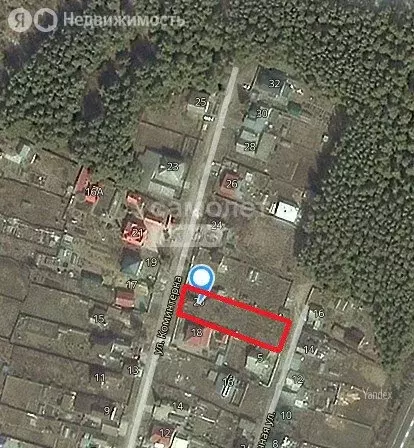 Участок в посёлок городского типа Белоярский, улица Коминтерна, 20 (15 ... - Фото 1
