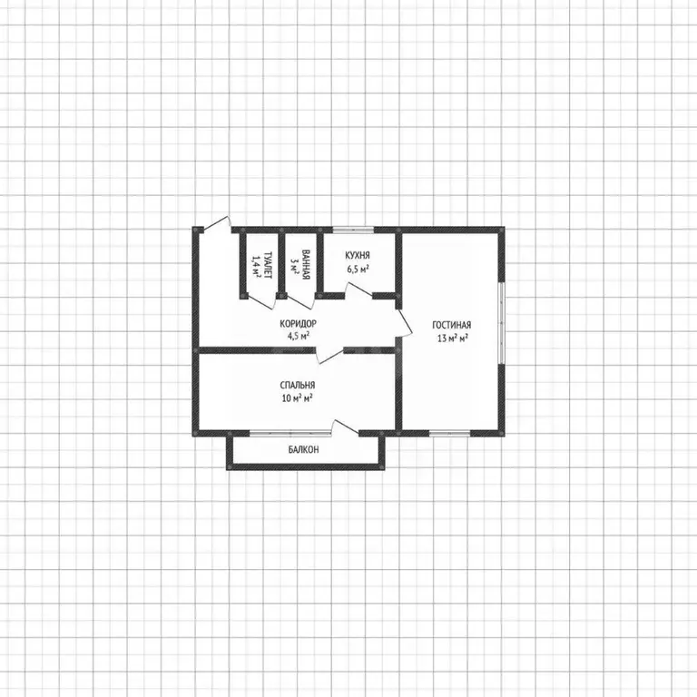 2-к кв. Адыгея, Майкоп ул. Калинина, 217 (38.4 м) - Фото 2