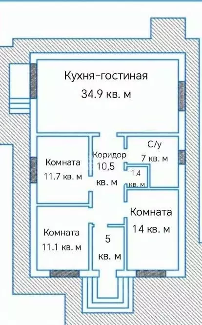 Дом в Краснодарский край, Краснодар муниципальное образование, пос. ... - Фото 1