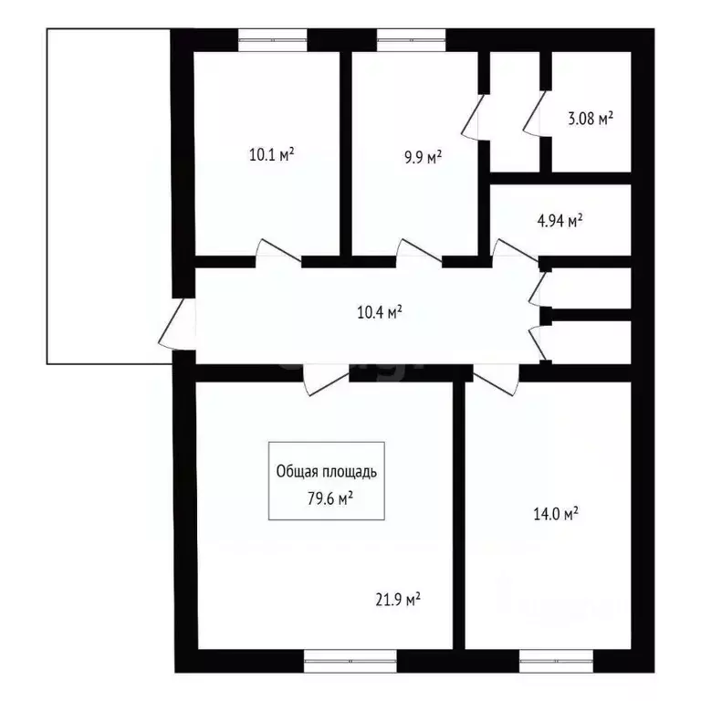 Дом в Алтай, Майминский район, с. Майма Трудовая ул., 34 (80 м) - Фото 2