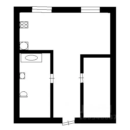 1-к кв. Смоленская область, Сафоново Коммунистическая ул., 1 (31.3 м) - Фото 1