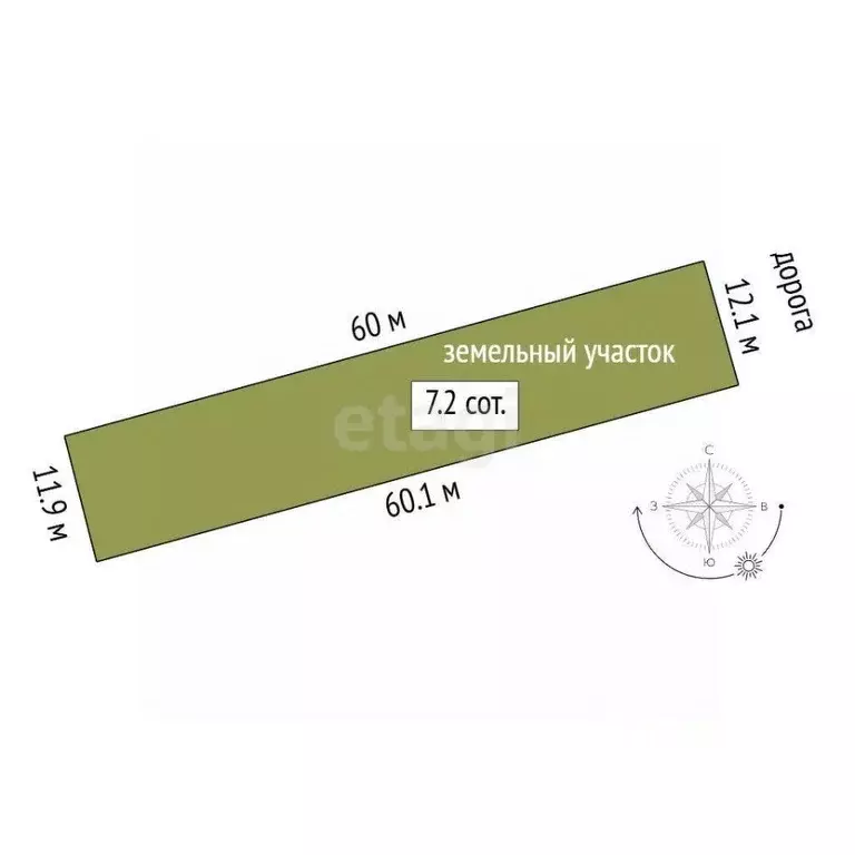 Участок в Тюменская область, Тюменский муниципальный округ, Садовые ... - Фото 2