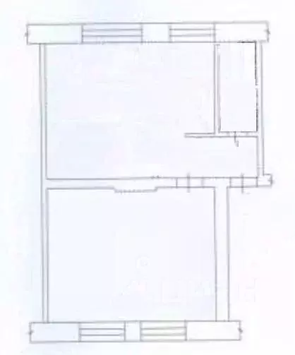 2-к кв. Кемеровская область, Новокузнецк ул. Энтузиастов, 45 (47.7 м) - Фото 1