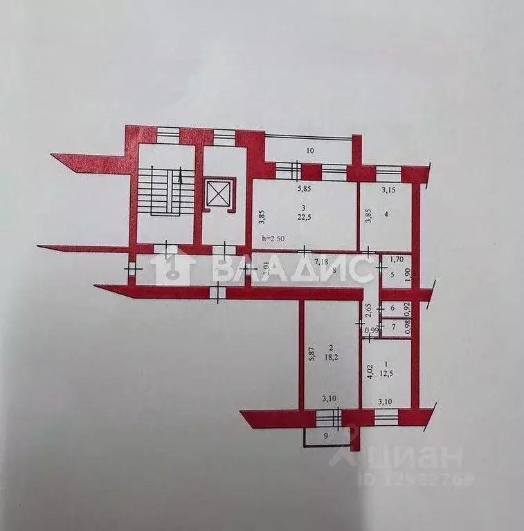 3-к кв. Пензенская область, Пенза ул. Ново-Казанская, 6 (88.9 м) - Фото 2