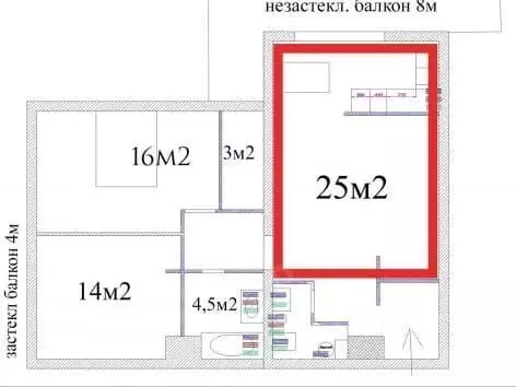 2-к кв. Санкт-Петербург Бухарестская ул., 110к1 (78.6 м) - Фото 1