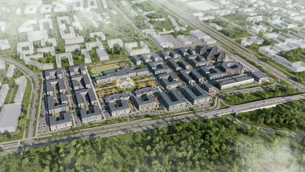 2-к кв. Санкт-Петербург Плюс Пулковский жилой комплекс (56.9 м) - Фото 2