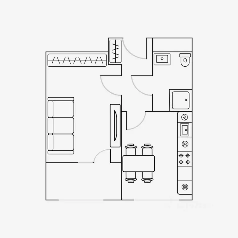 1-к кв. Москва ул. Берзарина, 30А (35.0 м) - Фото 1