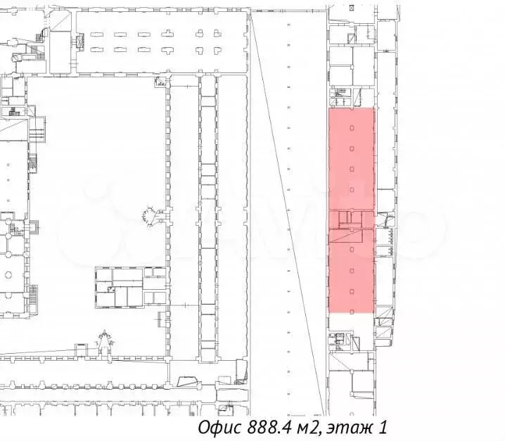 Аренда помещения свободного назначения 888 м2 - Фото 0