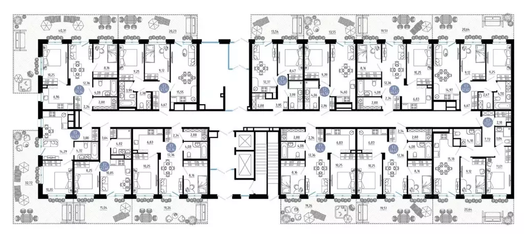 2-к кв. Рязанская область, Рязань 9-10-й кв-л,  (66.16 м) - Фото 2