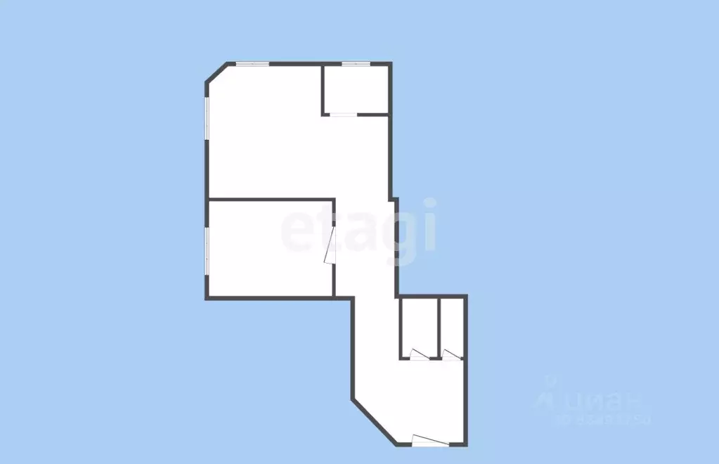 2-к кв. Карачаево-Черкесия, Черкесск Октябрьская ул., 392В (76.8 м) - Фото 1