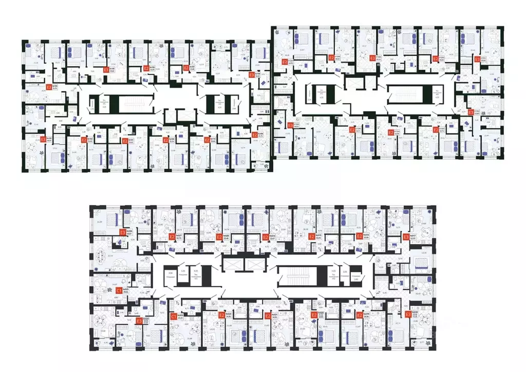 2-к кв. Тульская область, Тула Мясново мкр, Желания жилой комплекс ... - Фото 2