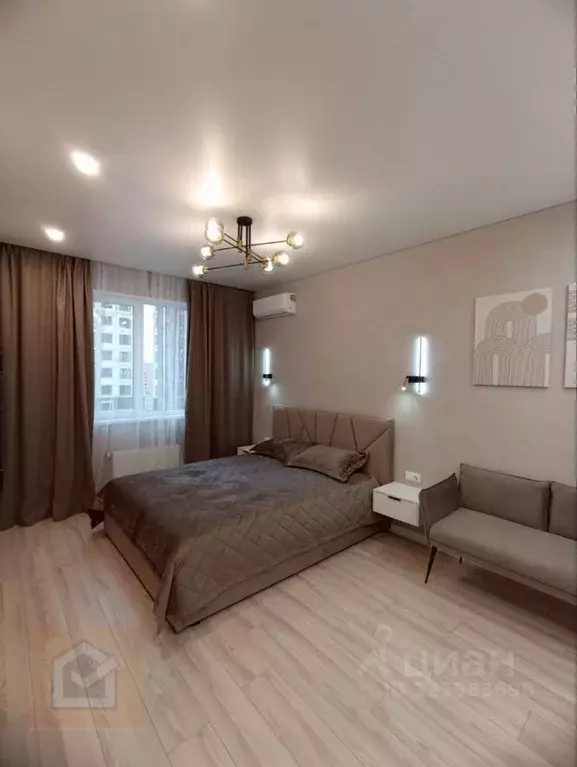 1-к кв. Крым, Симферопольский район, с. Мирное ул. Крымской Весны, ... - Фото 1