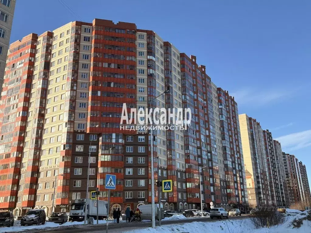 1-к кв. Ленинградская область, Мурино Всеволожский район, ул. Шоссе в ... - Фото 1