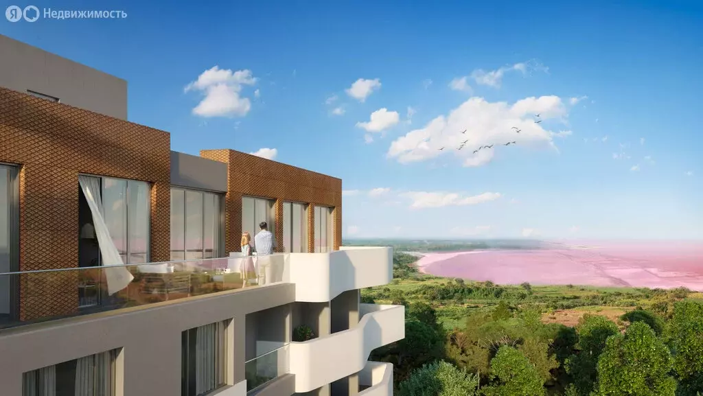 2-комнатная квартира: Прибрежное, Лазурная улица, 1 (51.33 м) - Фото 1