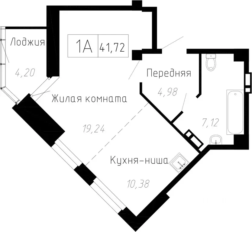 1-к кв. Приморский край, Владивосток Чайка мкр, Чайка жилой комплекс ... - Фото 0