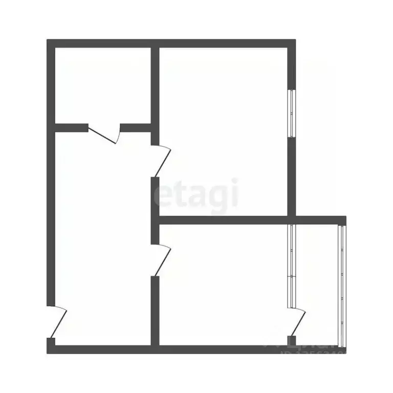 1-к кв. Воронежская область, Семилуки ул. 8 Марта, 9 (37.2 м) - Фото 2