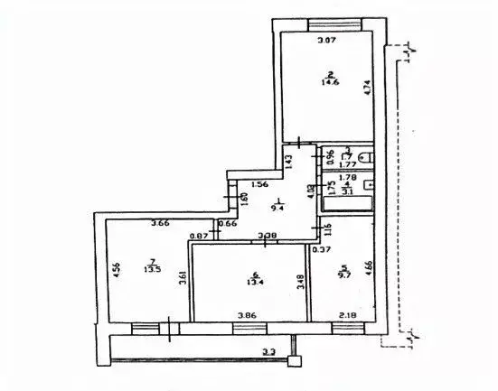 3-к кв. Кировская область, Киров ул. Мостовицкая, 3 (65.4 м) - Фото 0