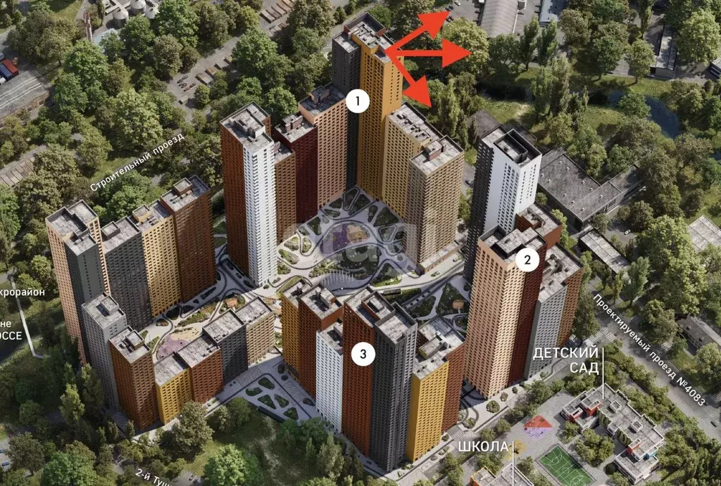 2-к кв. Москва Строительный проезд, 9С9 (54.6 м) - Фото 0