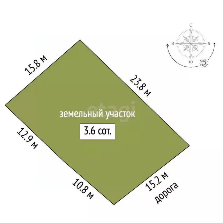 Участок в Башкортостан, Стерлитамакский район, Отрадовский сельсовет, ... - Фото 2