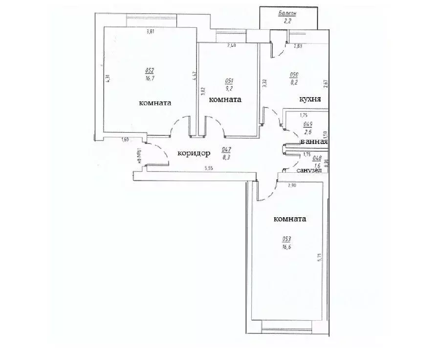 3-к кв. Тверская область, Зубцов Южный мкр, 7 (63.25 м) - Фото 0