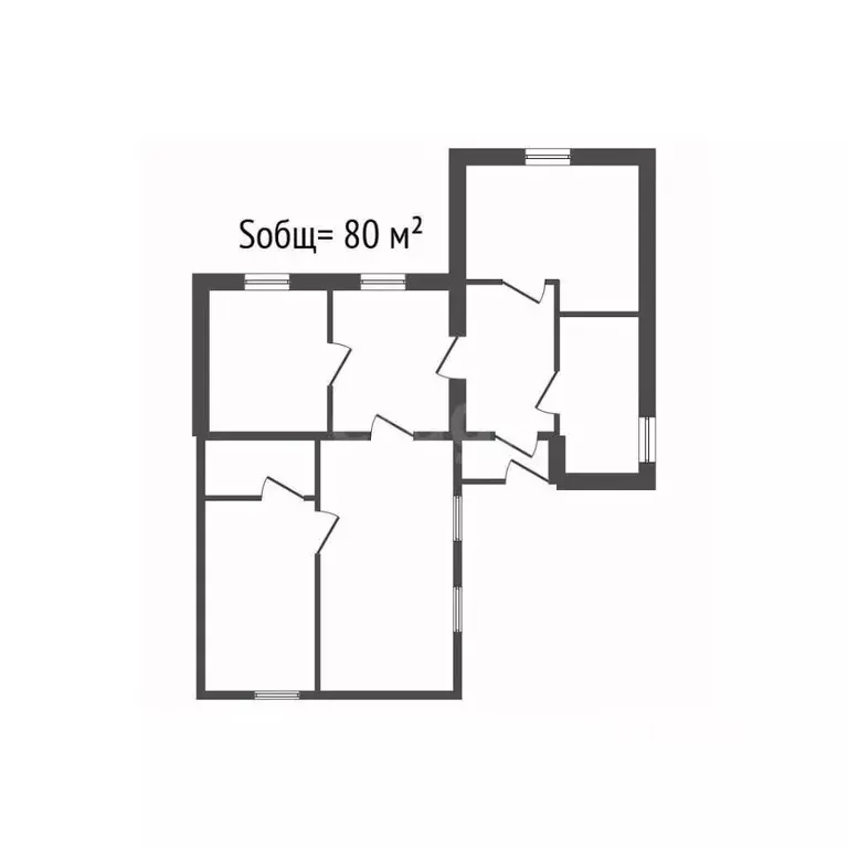 3-к кв. Брянская область, Выгоничское городское поселение, с. Лопушь ... - Фото 2