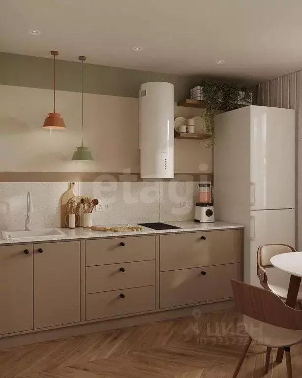 1-к кв. Татарстан, Казань Батталовский жилой комплекс (34.41 м) - Фото 1