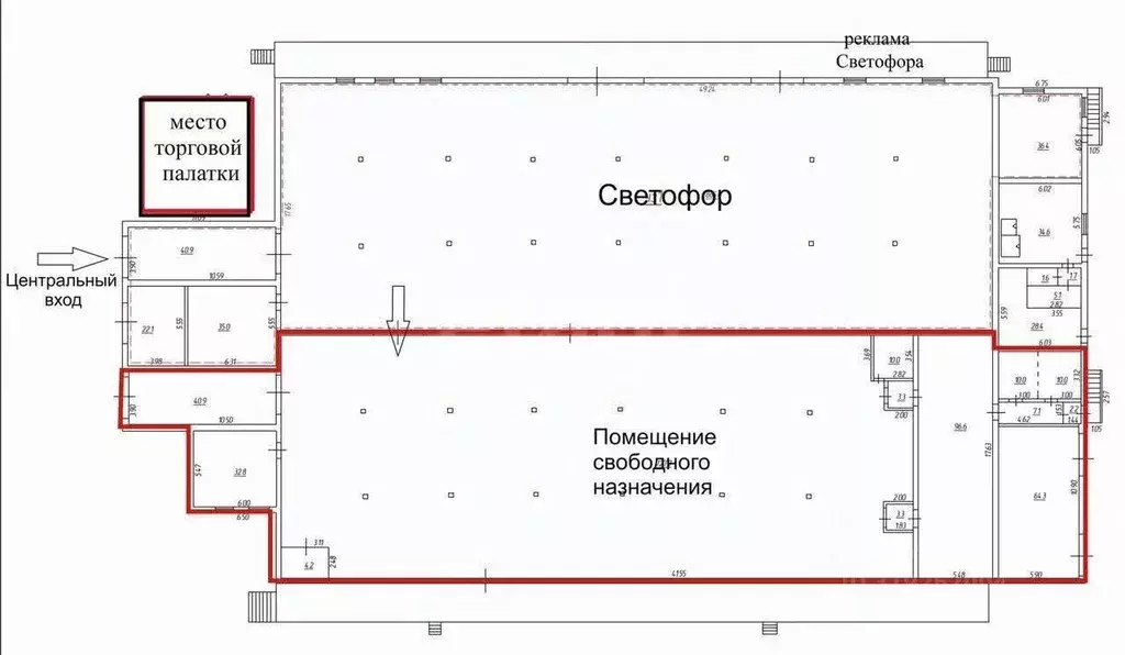 Торговая площадь в Карелия, Сортавала Выборгское ш., 76 (2000 м) - Фото 1