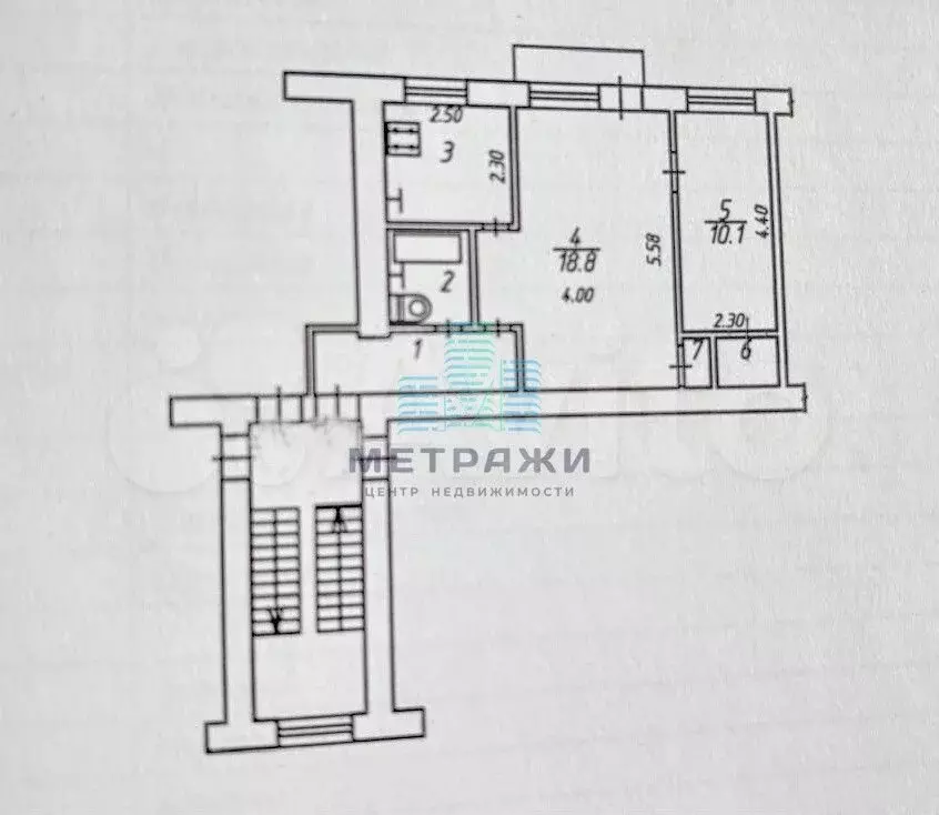 2-к. квартира, 45 м, 3/5 эт. - Фото 0