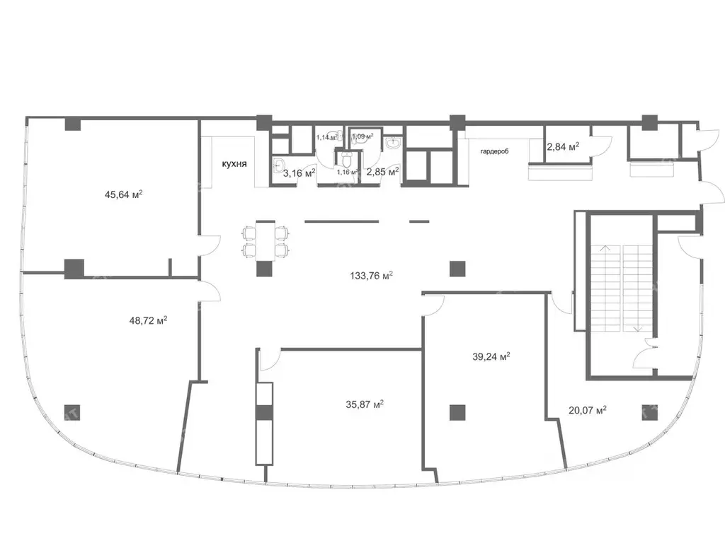 Офис в Санкт-Петербург Малоохтинский просп., 64 (345 м) - Фото 2