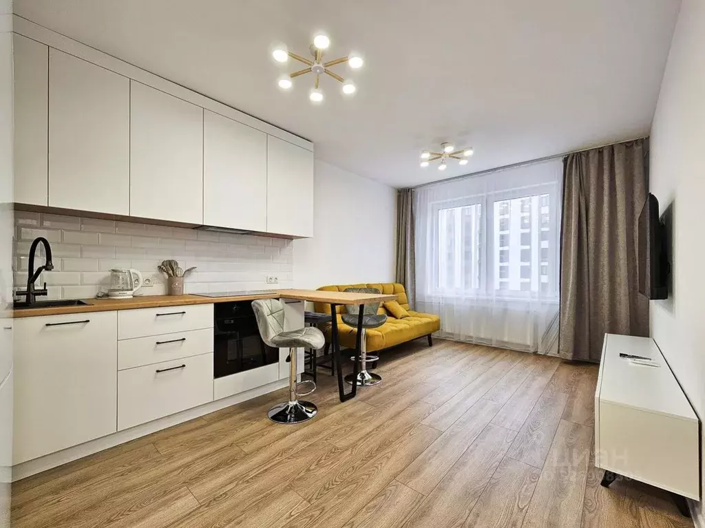 1-к кв. Московская область, Ленинский городской округ, д. Сапроново, ... - Фото 1