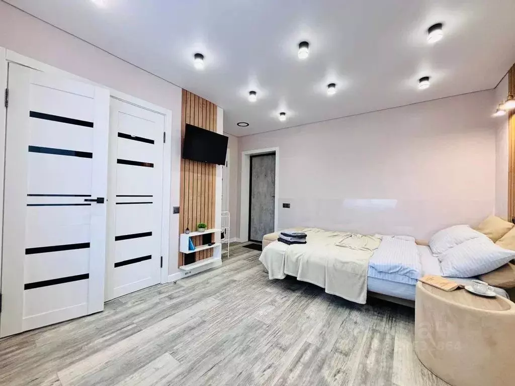 Студия Омская область, Омск Заозерный мкр, ул. Бородина, 44А (25.0 м) - Фото 1