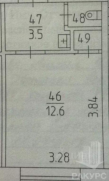 1-к кв. Пермский край, Пермь ул. Пушкина, 108А (17.7 м) - Фото 1