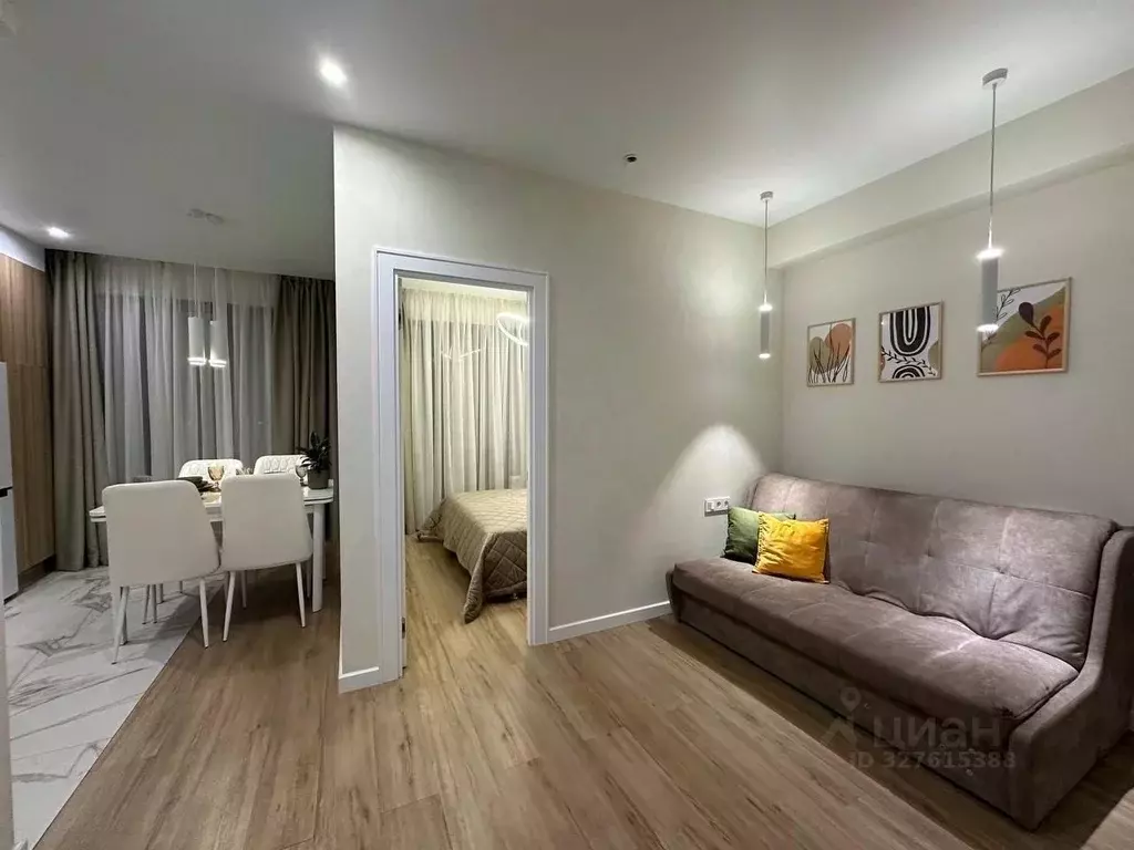 1-к кв. Краснодарский край, Сочи Мамайка мкр, ул. Крымская, 44А (42.0 ... - Фото 2