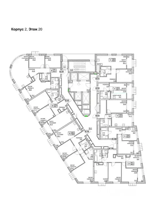 1-к кв. Нижегородская область, Нижний Новгород ул. Ванеева (45.6 м) - Фото 1