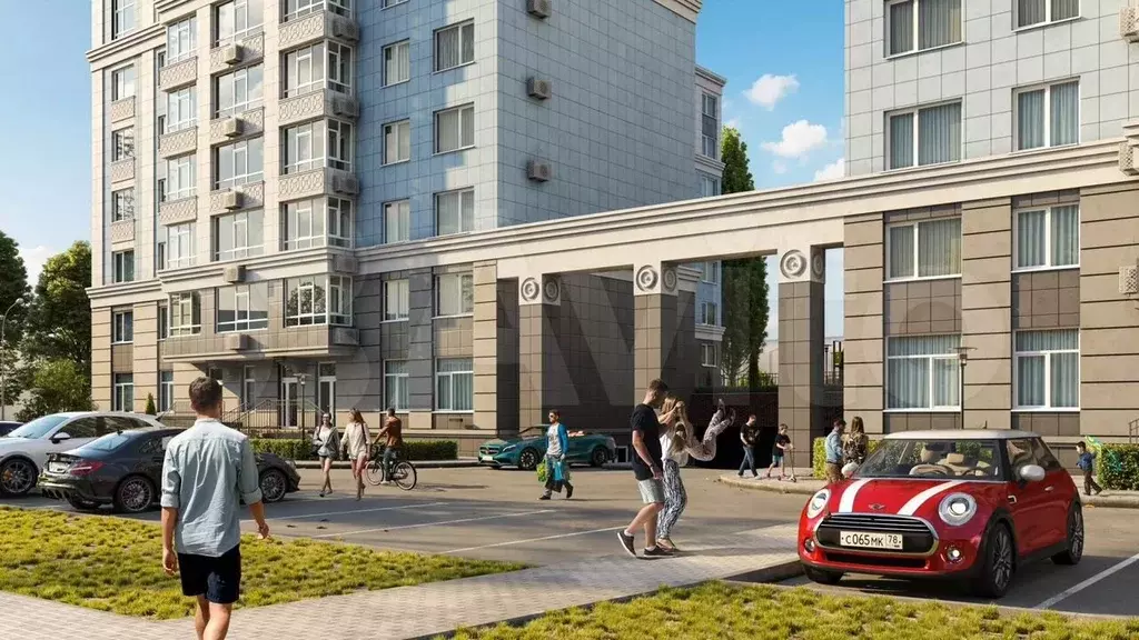 2-к. квартира, 76,6 м, 3/9 эт. - Фото 1