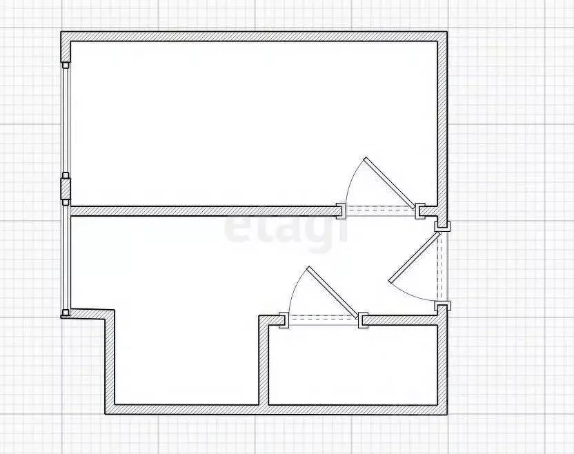 1-к кв. Ингушетия, Магас ул. Мочко Базоркина (48.0 м) - Фото 2