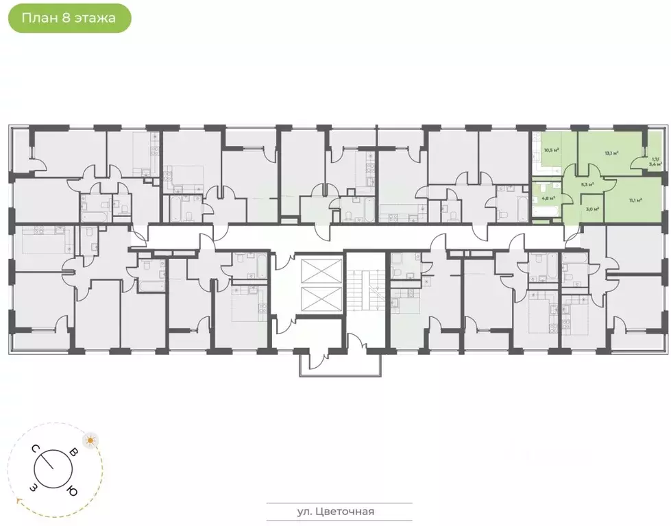 2-к кв. Тверская область, Тверь Соминка мкр,  (49.5 м) - Фото 1