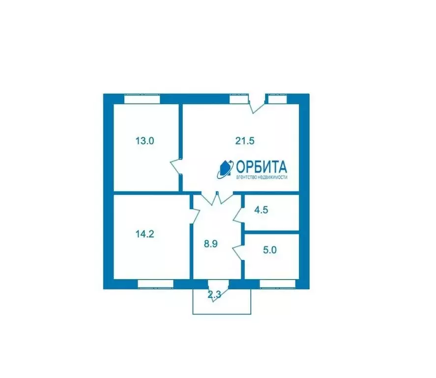 Дом в Тюменский муниципальный округ, деревня Елань (60 м) - Фото 1