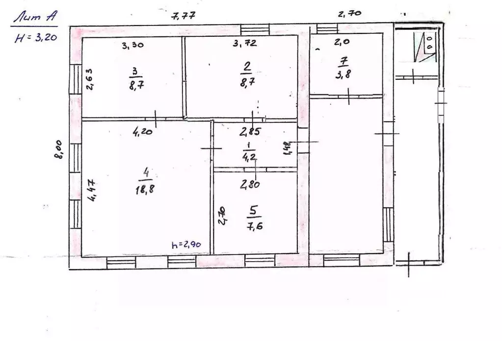 Дом в Кемеровская область, Кемерово ул. Согласия, 21 (52 м) - Фото 2