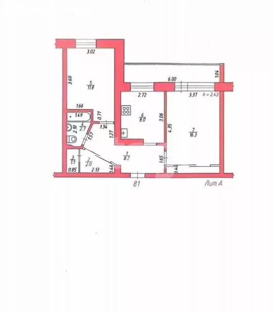 2-комнатная квартира: Ижевск, Удмуртская улица, 196 (50.1 м) - Фото 1