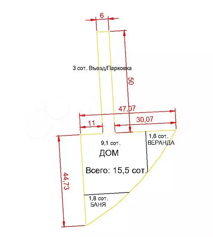 Участок 15,5 сот. (ИЖС) - Фото 1