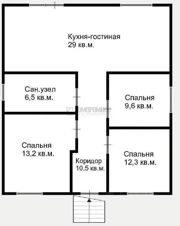 Дом в Краснодарский край, Северский район, Ильское городское ... - Фото 1