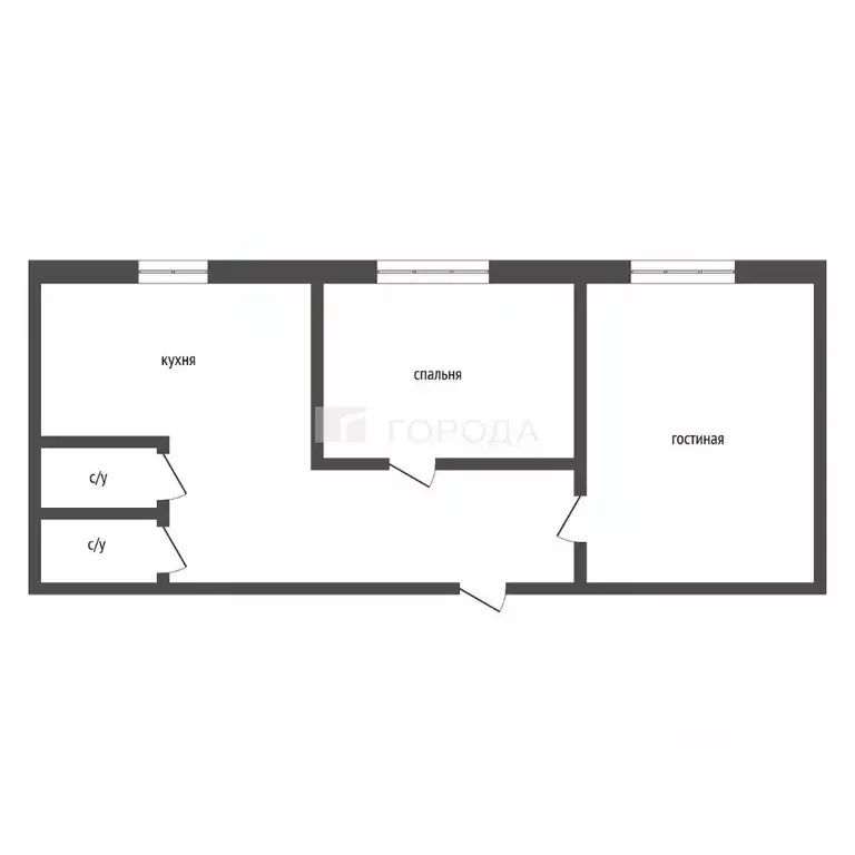 2-к кв. Кемеровская область, Прокопьевск ул. Есенина, 54 (48.7 м) - Фото 2