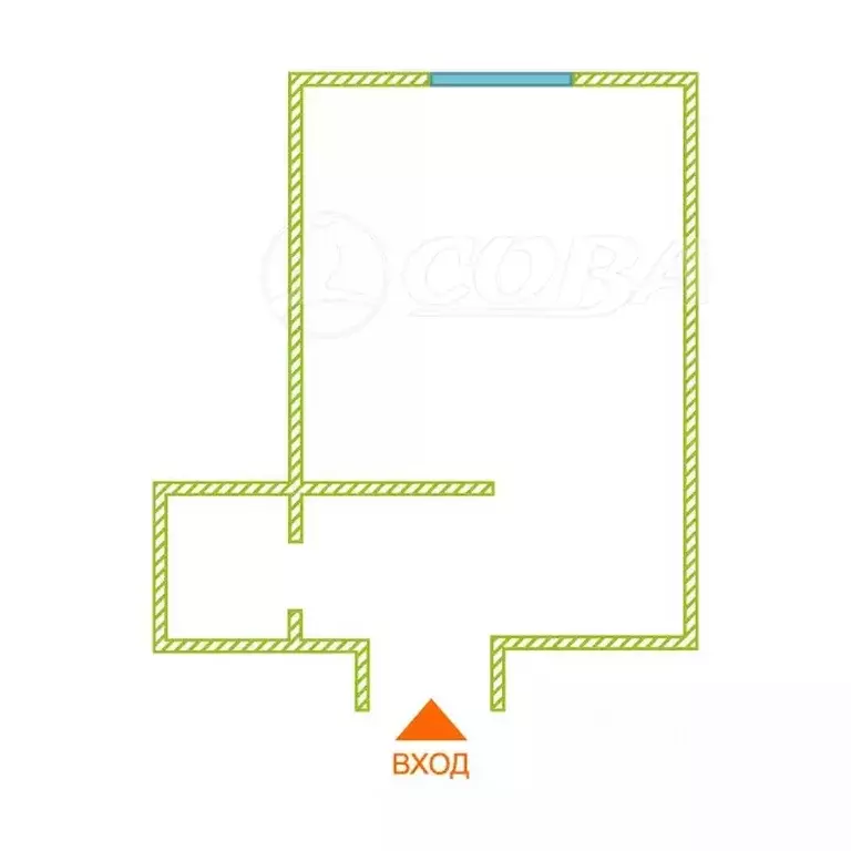 Студия Курганская область, Курган Заозерный жилрайон, 1-й мкр, ул. ... - Фото 1