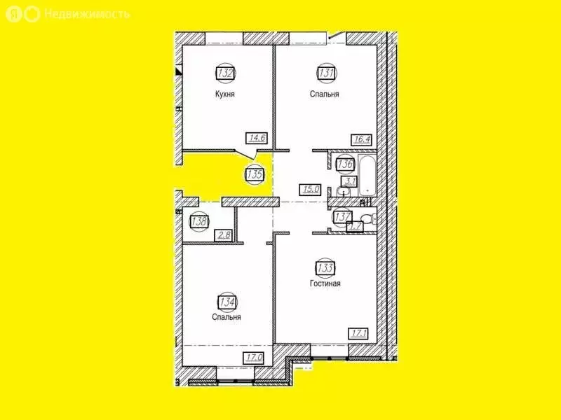 3-комнатная квартира: посёлок городского типа Васильево, улица Гоголя, ... - Фото 1