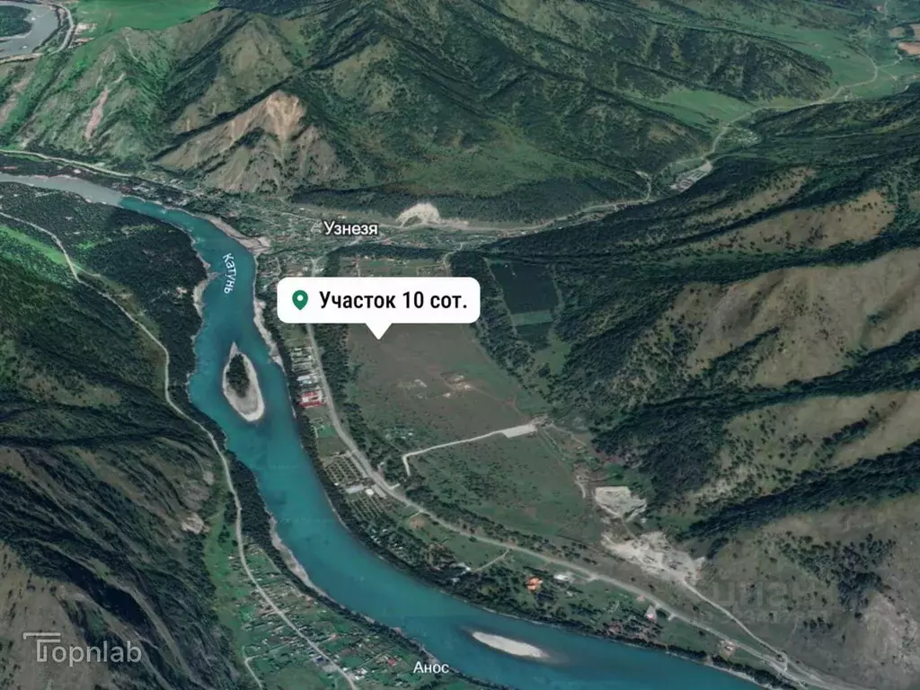 Участок в Алтай, Чемальский район, Узнезинское с/пос, с. Узнезя  (10.0 ... - Фото 2