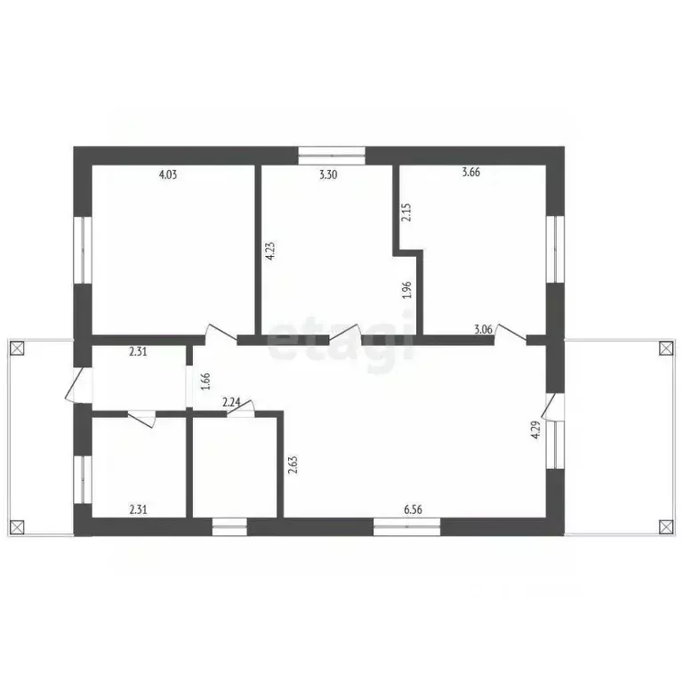Дом в Тюменская область, Тюменский муниципальный округ, д. Ушакова ул. ... - Фото 2