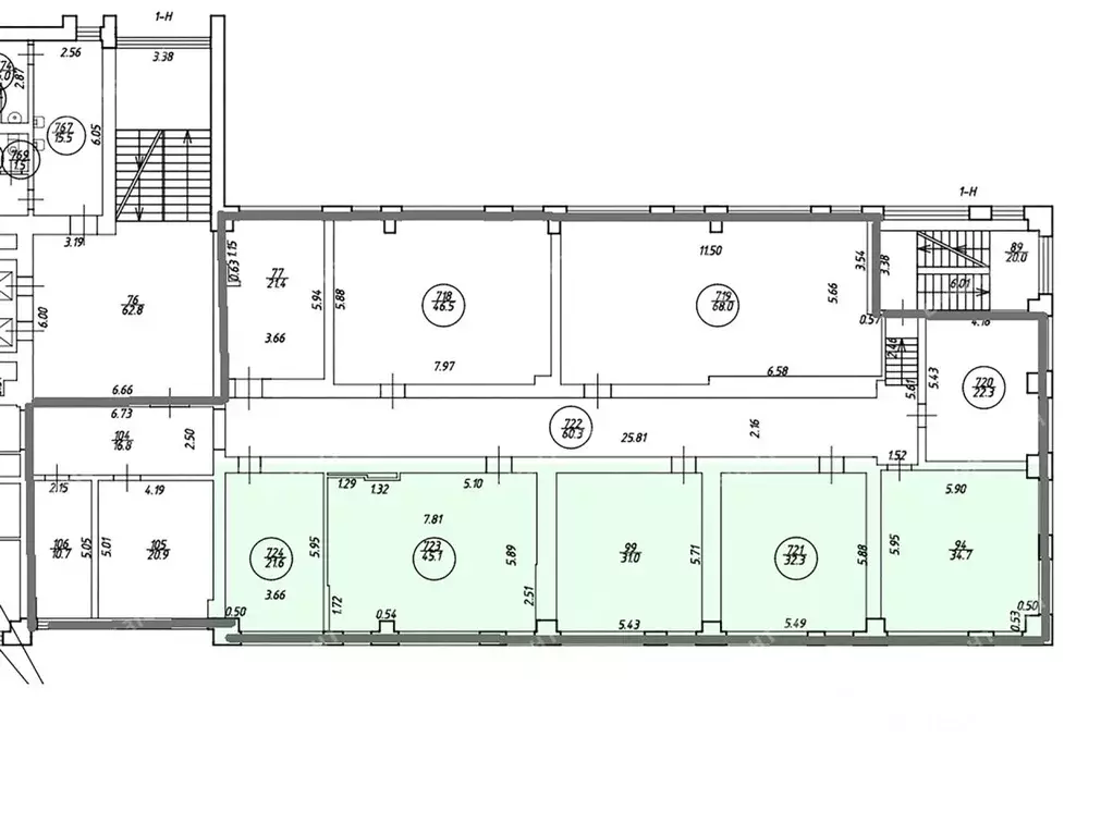 Офис в Санкт-Петербург Левашовский просп., 12 (165 м) - Фото 2