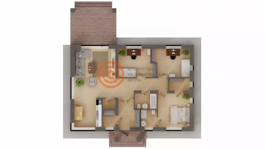 Дом в Тюменская область, Тюменский муниципальный округ, д. Ушакова, ... - Фото 2