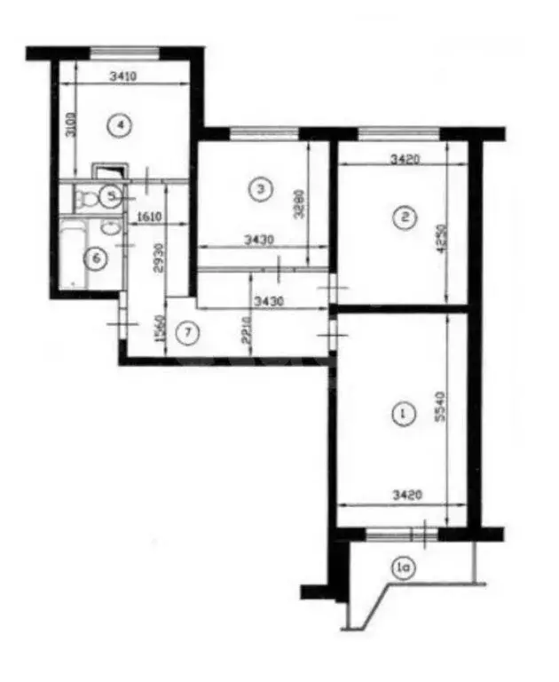 3-комнатная квартира: Казань, улица Хайдара Бигичева, 33 (72.8 м) - Фото 1